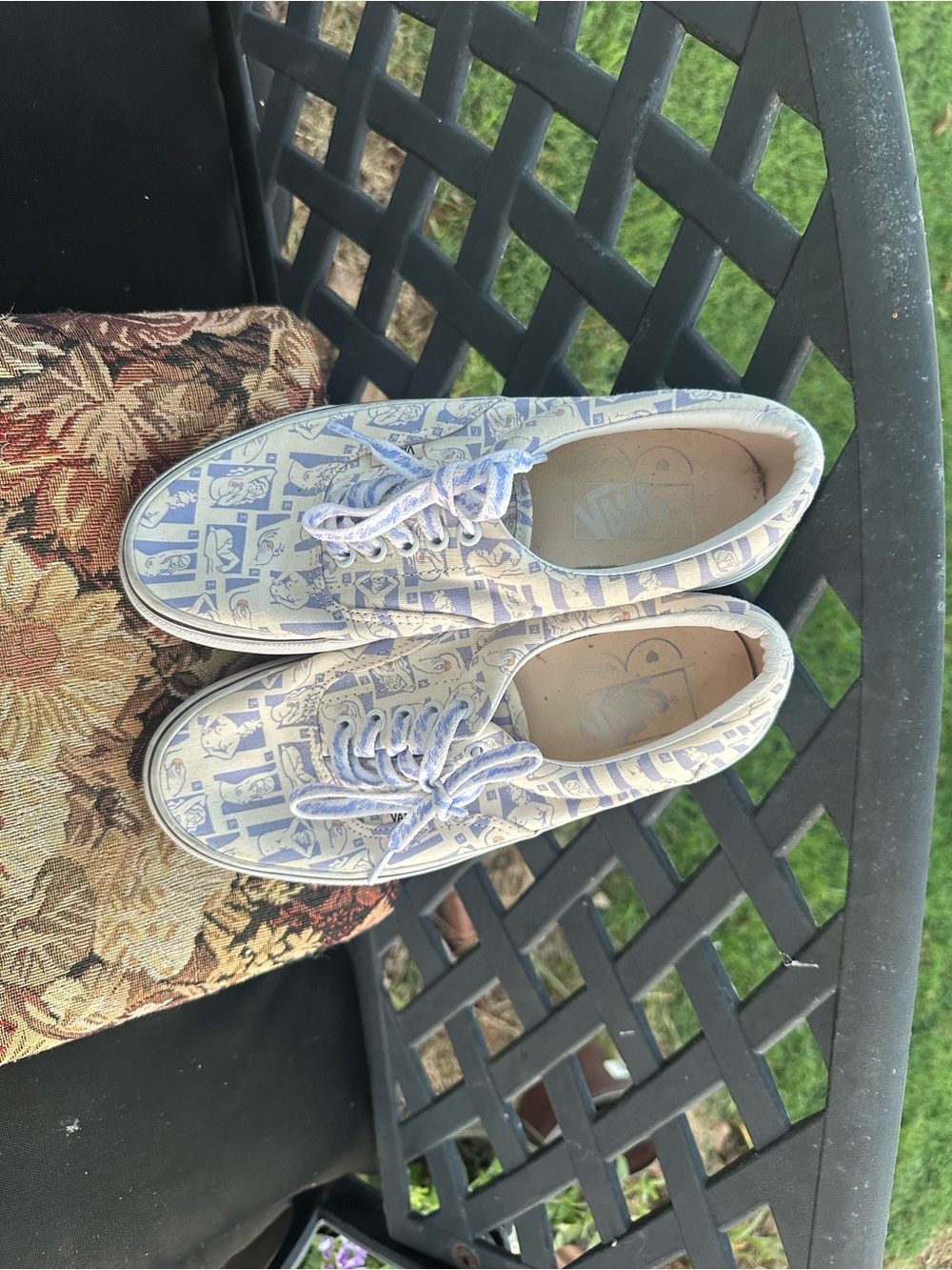 Vans Era Breast Cancer Awareness DIY True White Sneakers Rare size 8